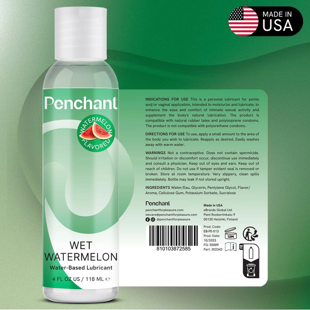 Penchant Personal Lubricant - Watermelon (4oz)